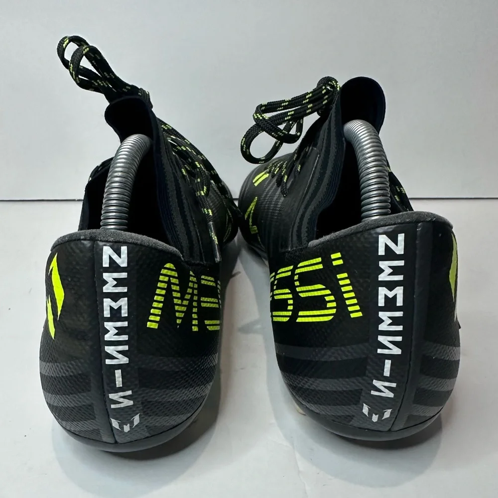 Adidas Black and Yellow Messi cleats